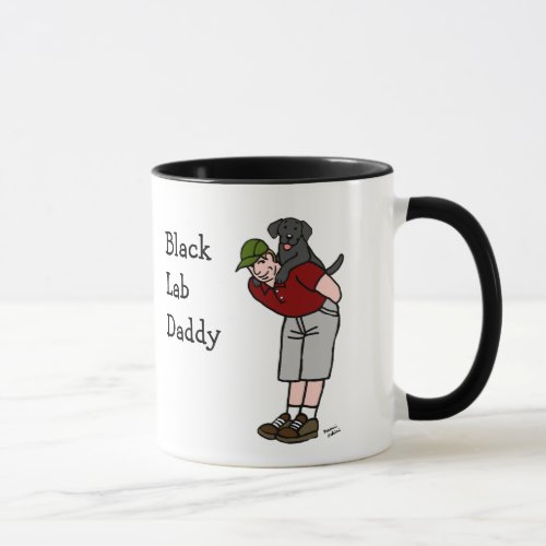 Black Labrador Daddy Mug