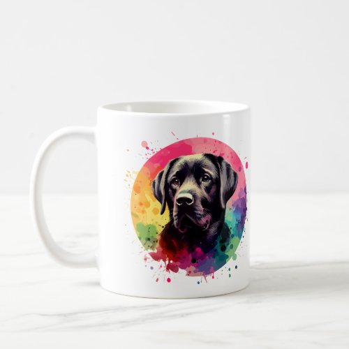 Black Labrador Dog Coffee Mug