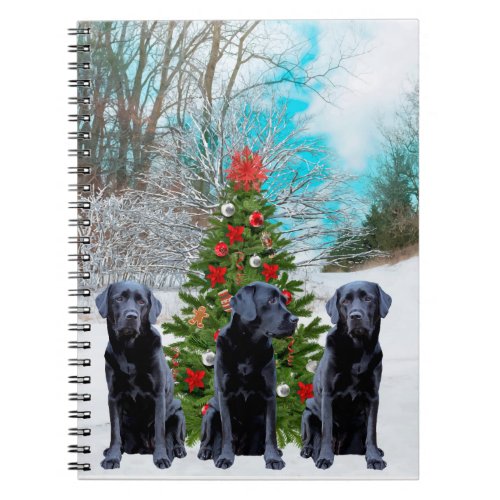 Black Labrador Dog Lover Puppy  Notebook