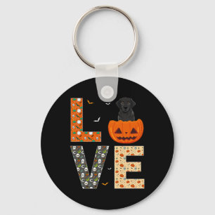 Black Labrador Dog Lovers Boys Girls Funny Keychain