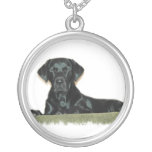 Black Labrador Dog Necklace