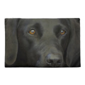 Black Labrador Dog Travel Accessory Bag (Back)