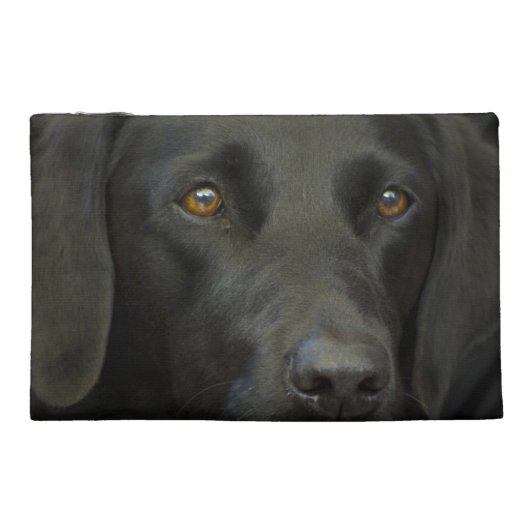 Black Labrador Dog Travel Accessory Bag (Back)