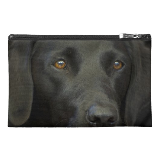 Black Labrador Dog Travel Accessory Bag (Front)