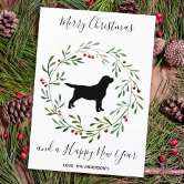 Labrador Christmas Card Funny Dog Christmas Gifts For Men - Temu