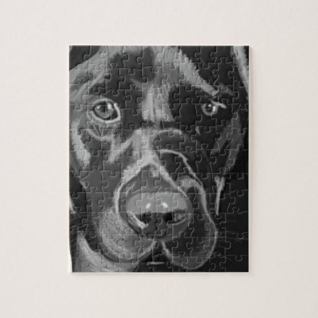 Black Labrador Jigsaw Puzzle (Vertical)