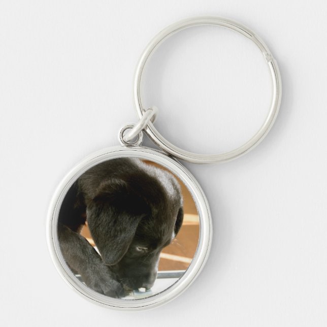 Black Labrador Key Chain (Front)