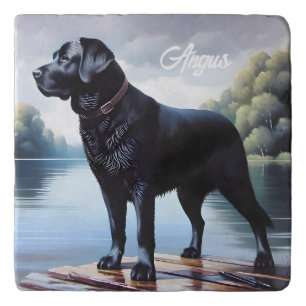 Black Labrador Lake Trivet