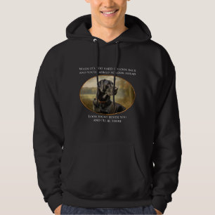 Black Labrador Loyalty and Companionship Hoodie
