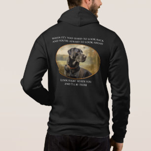 Black Labrador Loyalty and Companionship Hoodie