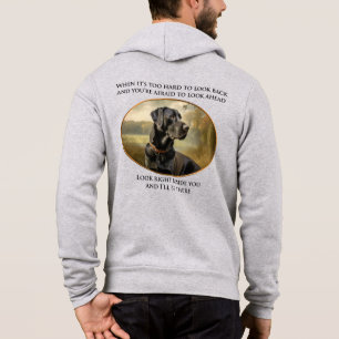 Black Labrador Loyalty and Companionship Hoodie