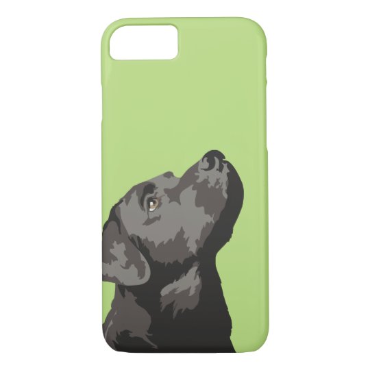 Black Labrador Phone Case (Choose Your Own Color)