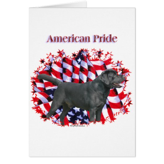 Black Labrador Pride Cards (Front)