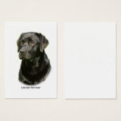 Black Labrador Retriever (Front & Back)