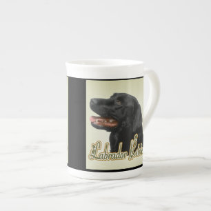 Black Labrador Retriever Art Gifts Bone China Mug