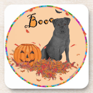 Black Labrador Retriever Boo! Drink Coaster