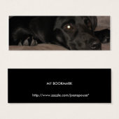 Black Labrador Retriever Bookmark (Front & Back)