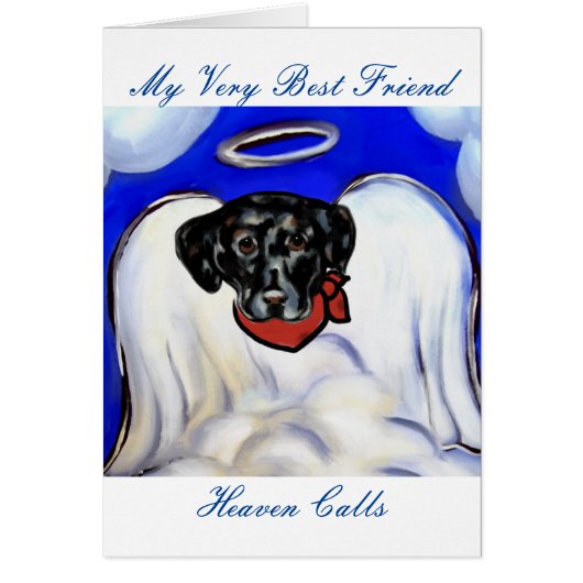 Black Labrador Retriever Cards (Front)