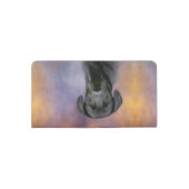 Black Labrador Retriever Checkbook Cover (Back)