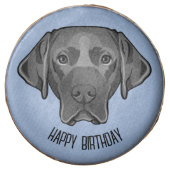 Black Labrador Retriever Dipped Oreo Cookies (Front)