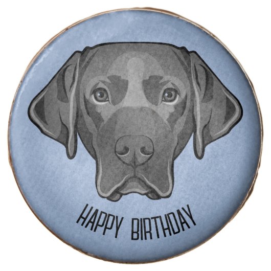 Black Labrador Retriever Dipped Oreo Cookies (Front)