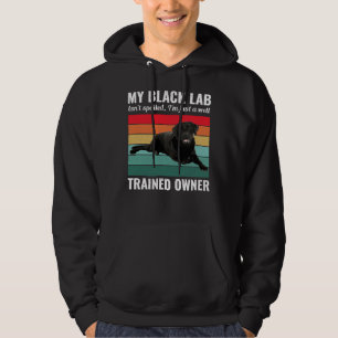 Black Labrador Retriever Dog Lab Owner Trainer Vin Hoodie
