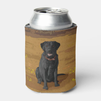 Black Labrador Retriever Dog Lover Gift Can Cooler