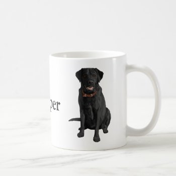 Black Labrador Retriever Dog Lover Gift Coffee Mug by Fun_Forest at Zazzle