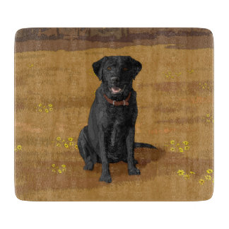 Black Labrador Retriever Dog Lover Gift Cutting Board