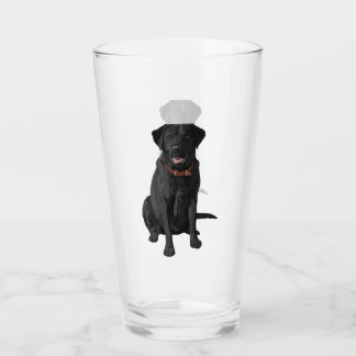 Black Labrador Retriever Dog Lover Gift Glass