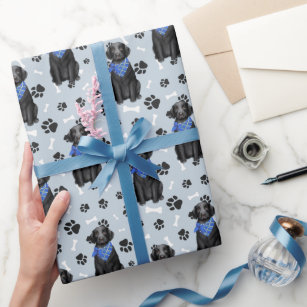 Recyclable Dog Paw Print Wrapping Paper Dog Design Eco Wrapping Paper Paw  Print Gift Wrap Eco Friendly Gift Wrap 