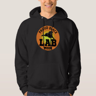 Black Labrador Retriever Dog Pet Lab Animal Mom Hoodie