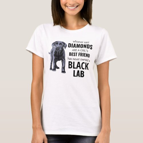 Black Labrador Retriever Dog Pet Lab Puppy Animal T_Shirt