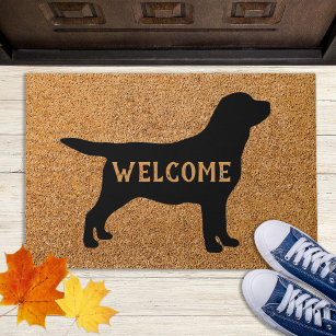 Buy: Personalized Dog Welcome Mat Doormat Spring Dog
