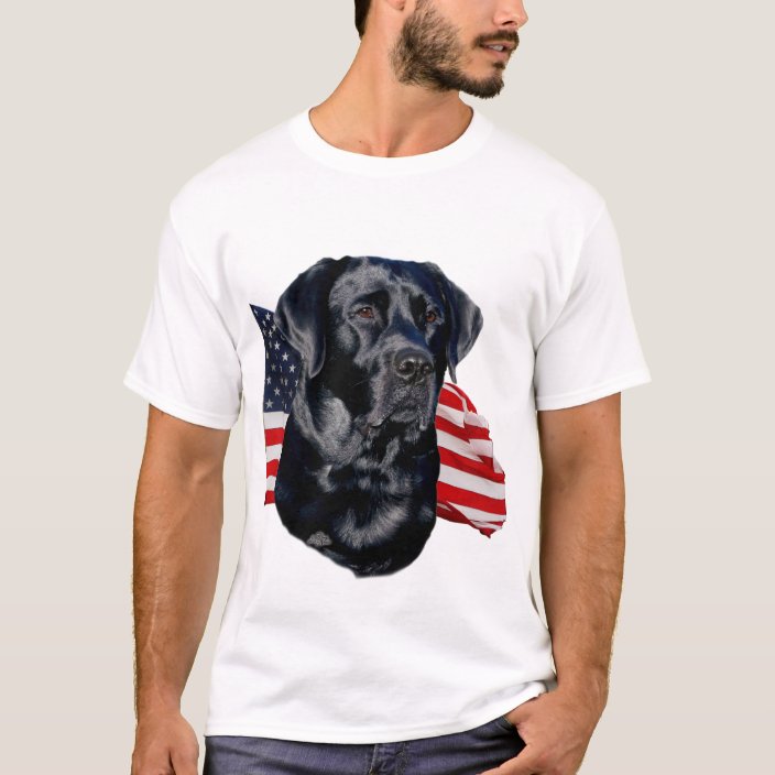 black labrador t shirt