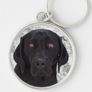 Black Labrador Retriever Keychain