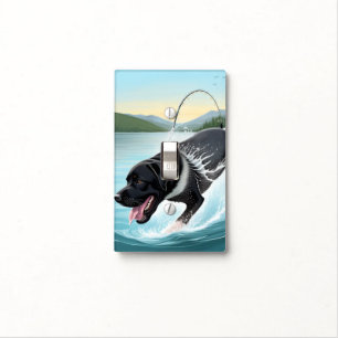 Black Labrador Retriever Light Switch Cover