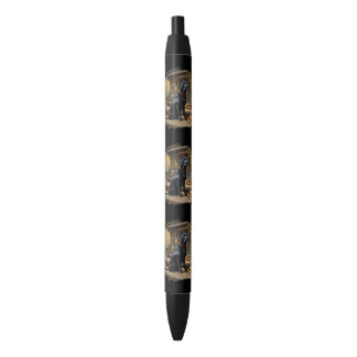 Black Labrador Retriever Log Cabin Autumn Pen