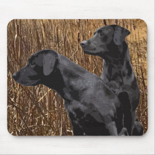 Black Labrador Retriever Mouse Pad