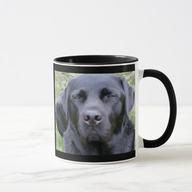 Black Labrador Retriever Mug (Right)