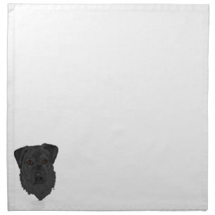 Black Labrador Retriever Napkin