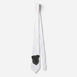 Black Labrador Retriever Neck Tie