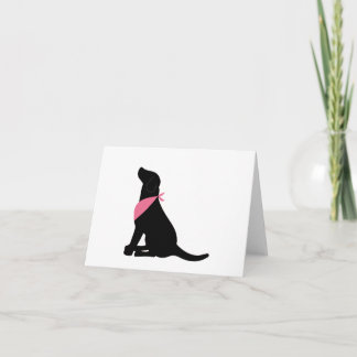 Black Labrador Retriever notecards