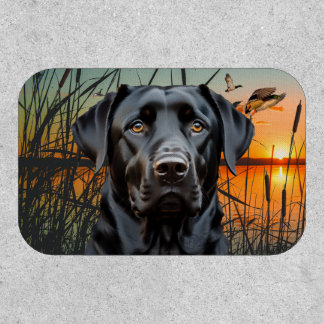 Black Labrador Retriever Patch