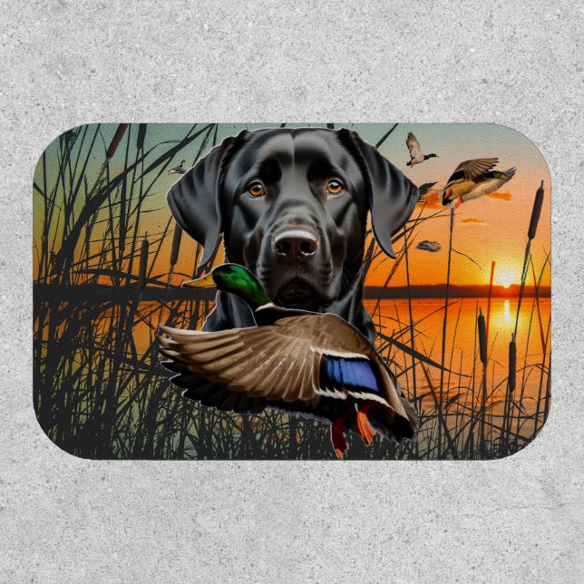 Black Labrador Retriever Patch (Front)