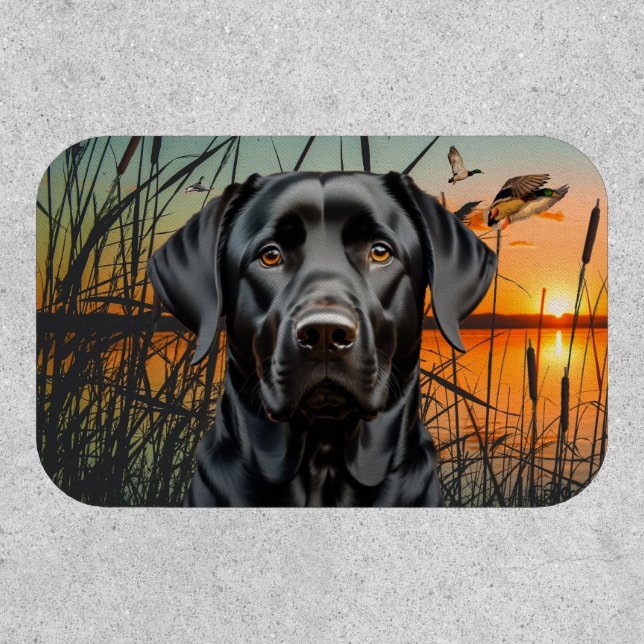 Black Labrador Retriever Patch (Front)