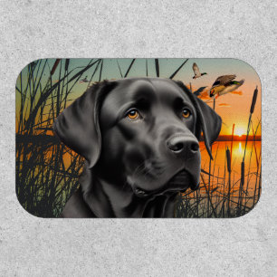 Black Labrador Retriever Patch