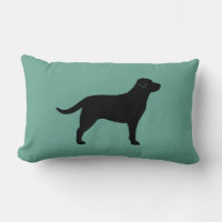 Black Labrador Retriever Silhouette Decorative