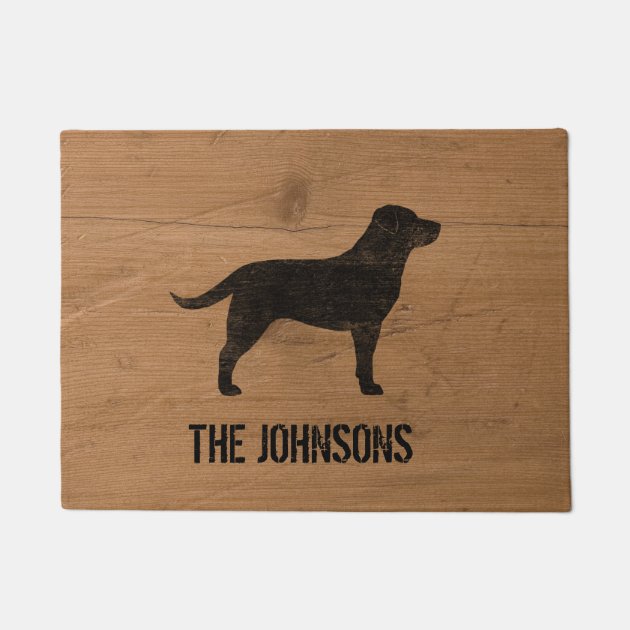black lab doormat