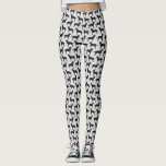 Black Labrador Retriever Silhouettes Labs Pattern Leggings<br><div class="desc">Show off your love for black Labrador Retrievers in comfort and style with these black Labs leggings. Cute white and black patterned print that is easy to accessorize with the rest of your wardrobe. Perfect for the gym, yoga, or a television marathon. These novelty print leggings make a fun gift...</div>